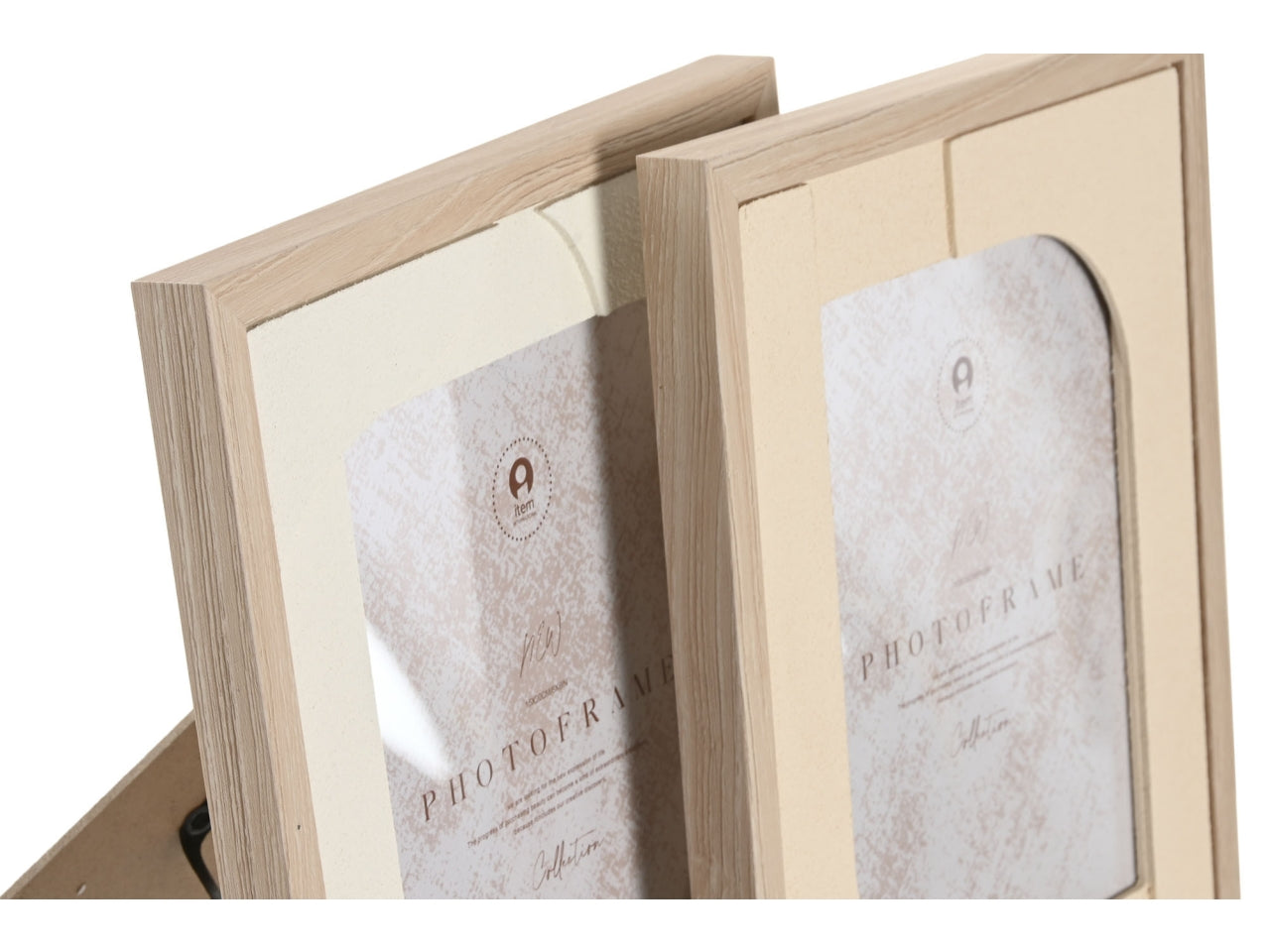 Portafoto 15x20 con forma astratta 16,6x2x21,6cm in 4 modelli assortiti