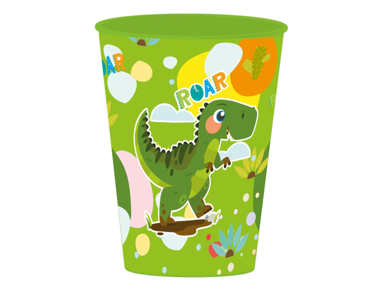 Dinosauro bicchiere in plastica 260ml