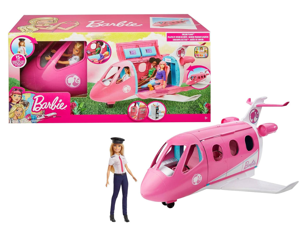 Barbie aereo+pilota $