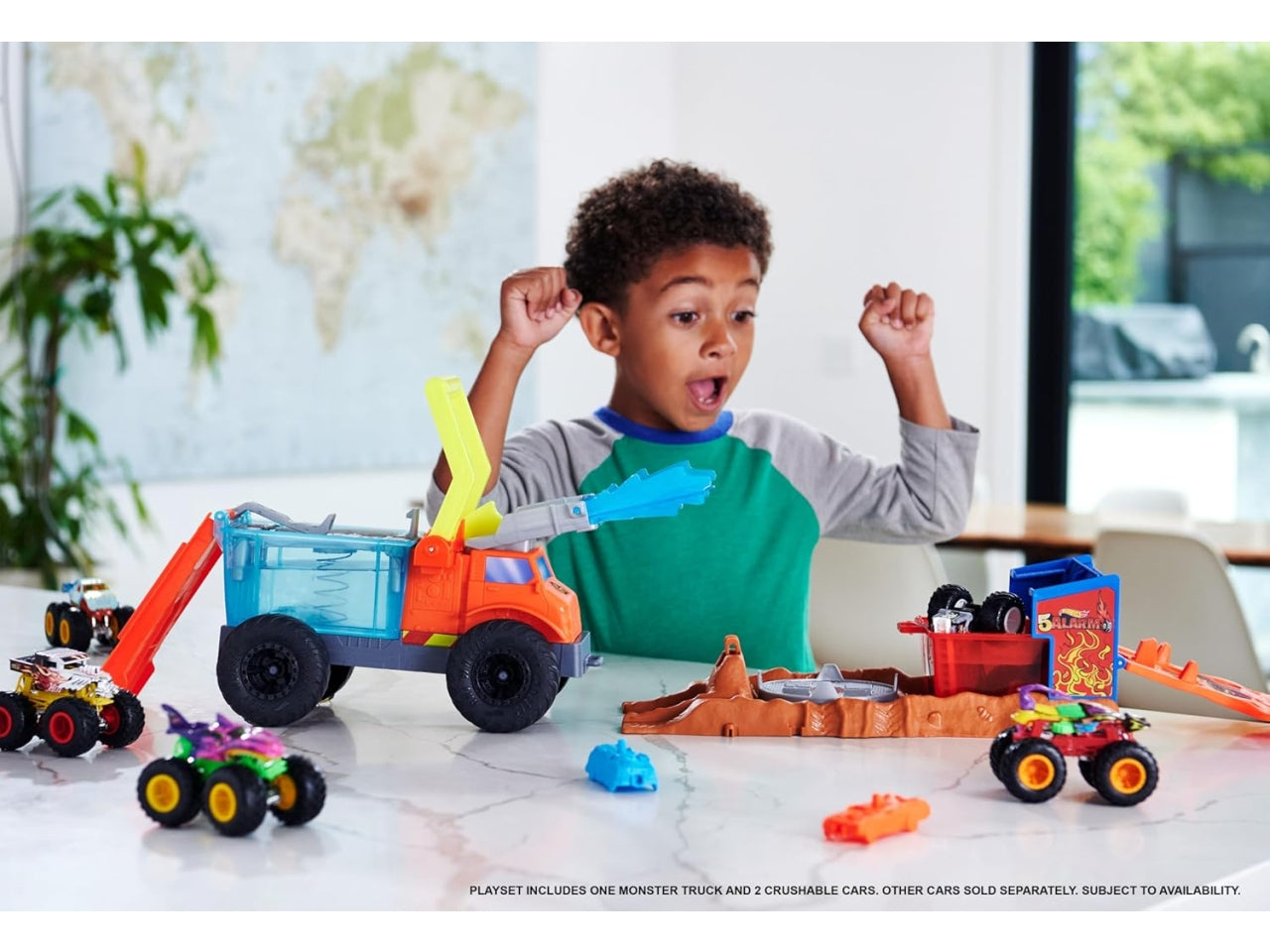 Hot wheels monster truck arena