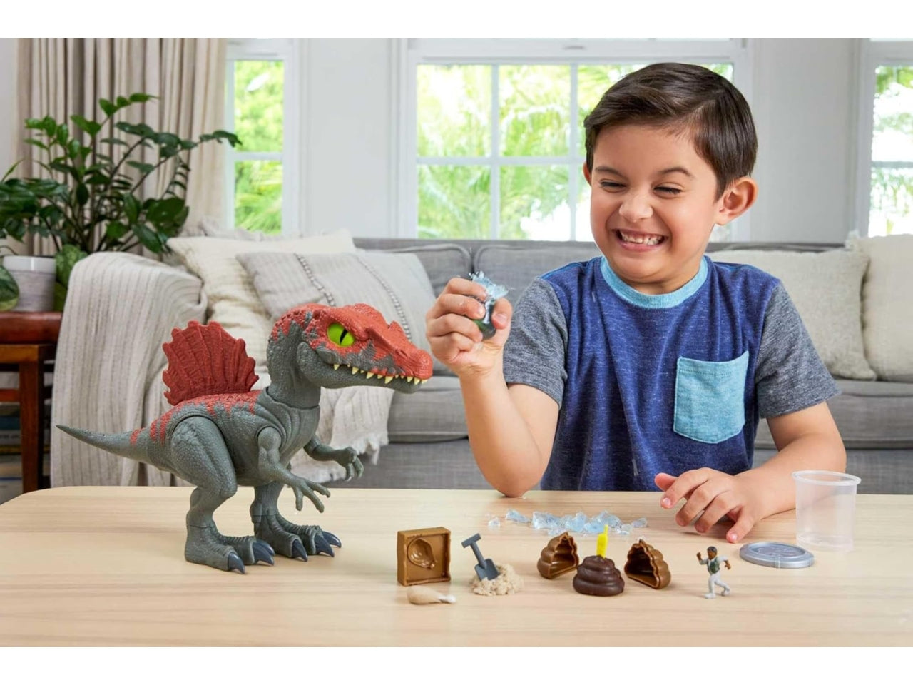 Jurassic world spinosaurus distruggi gabbie