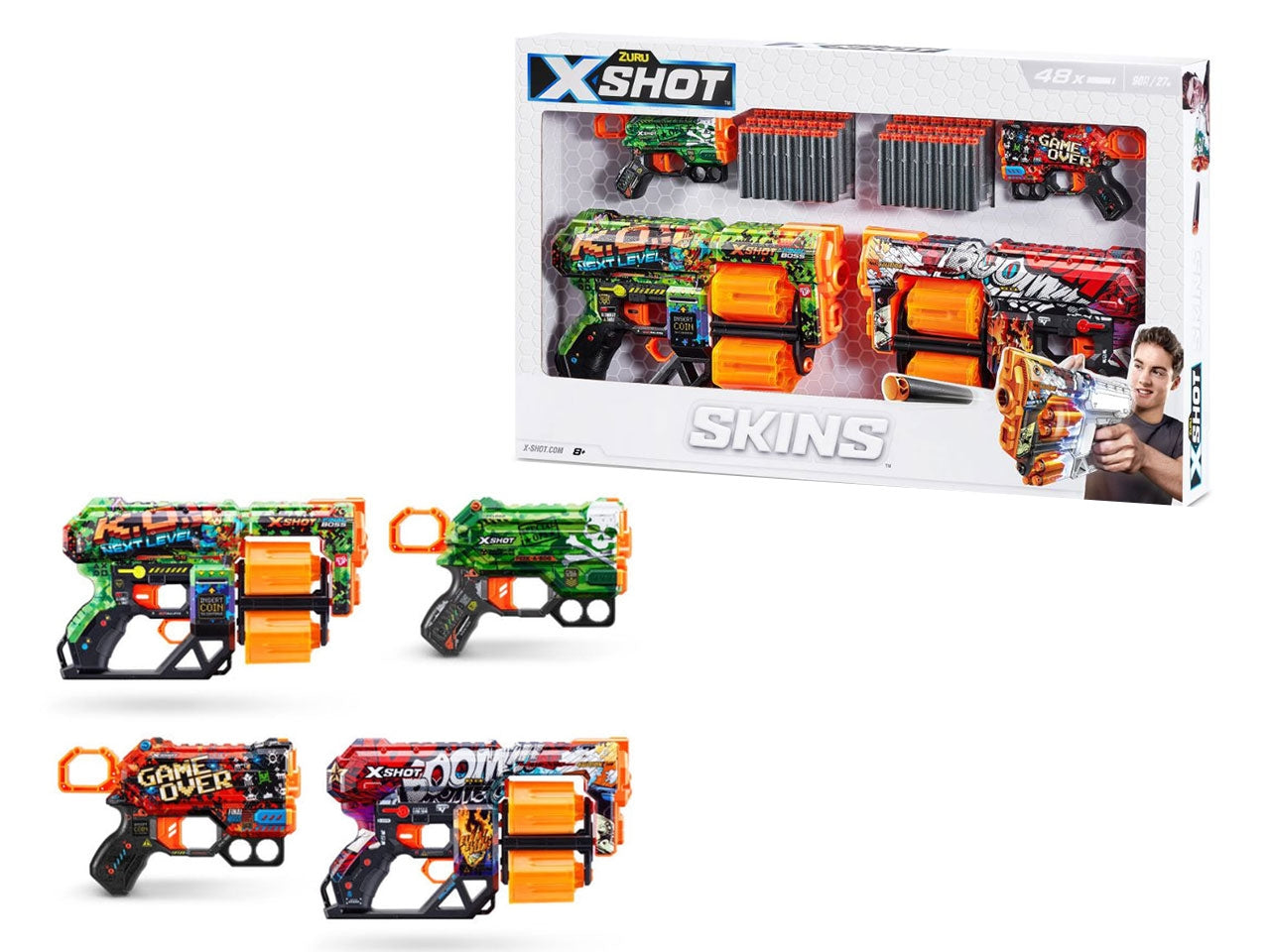 X-shot skins mix combo