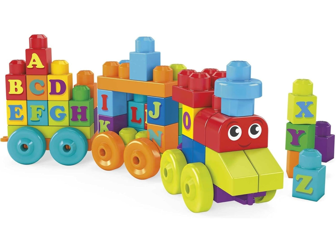 Mega block treno didattico abc