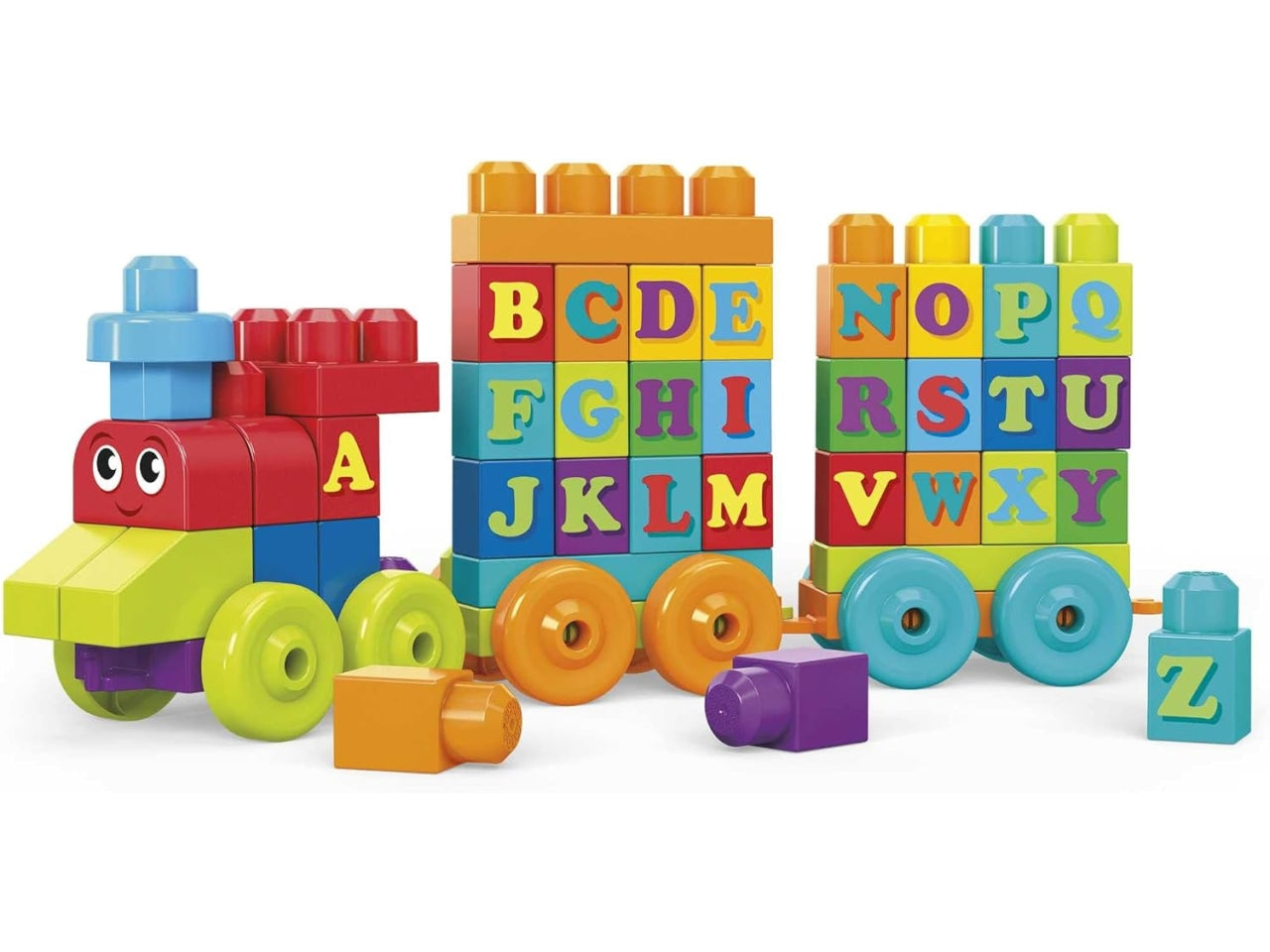 Mega block treno didattico abc
