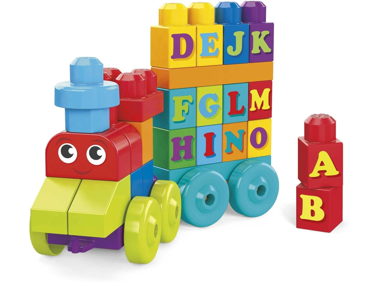 Mega block treno didattico abc