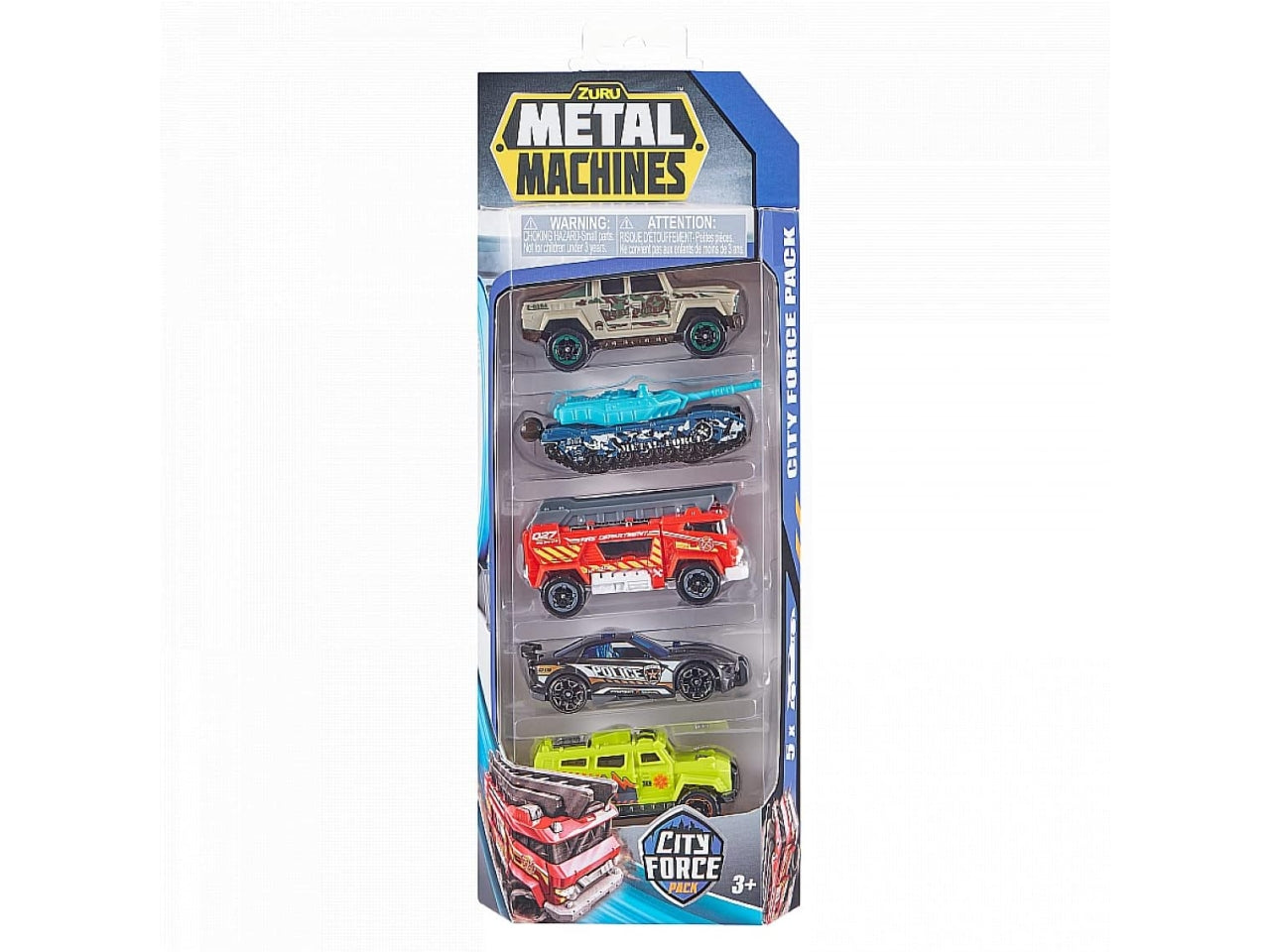 Metal machines confezione 5 auto city force