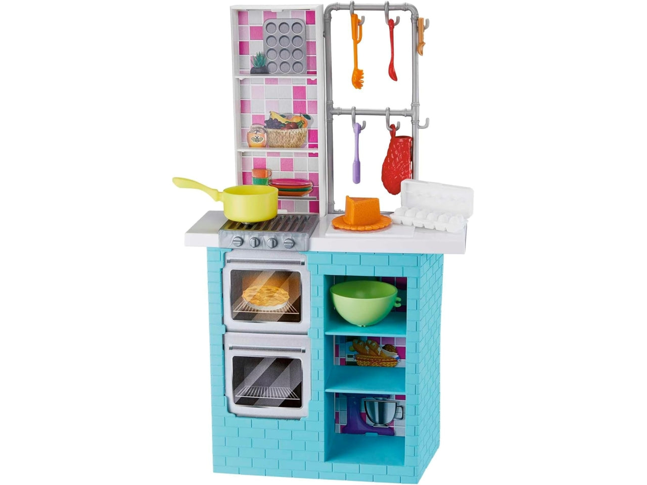Barbie e chelsea in cucina con accessori