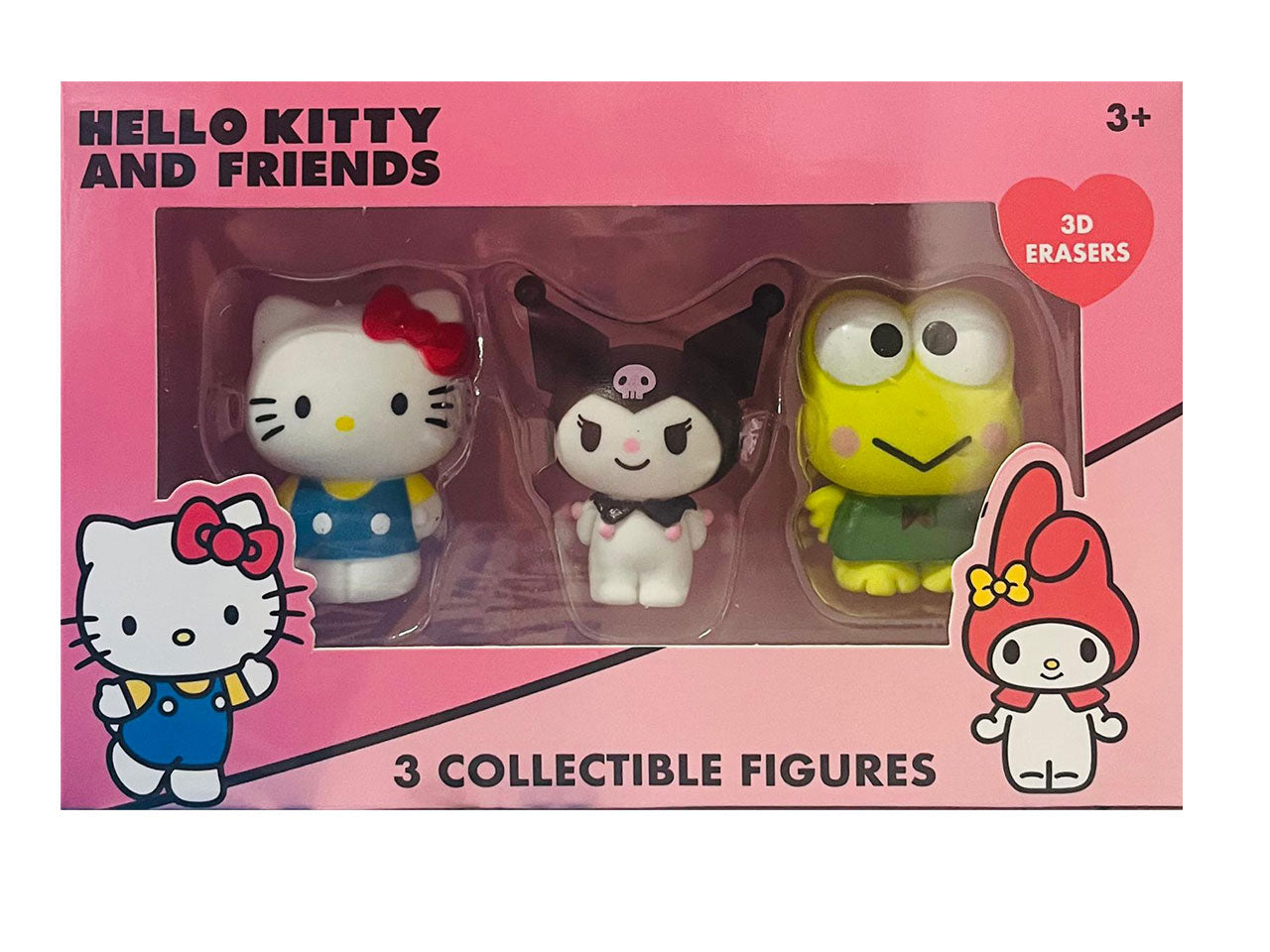 Hello Kitty gomme 3d erasers confezione 3 pezzi 10
