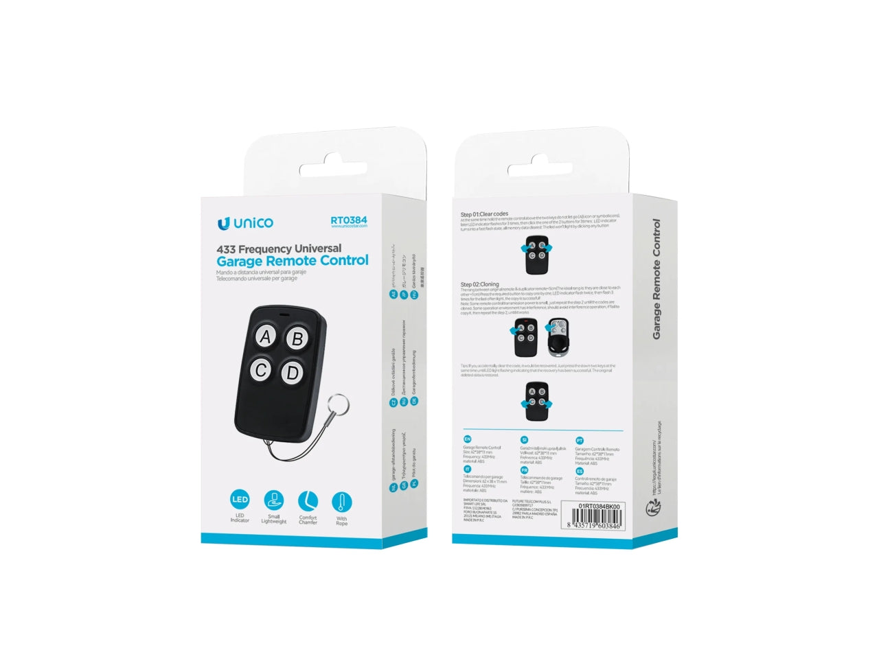 Telecomando universale per garage 433 frequenze