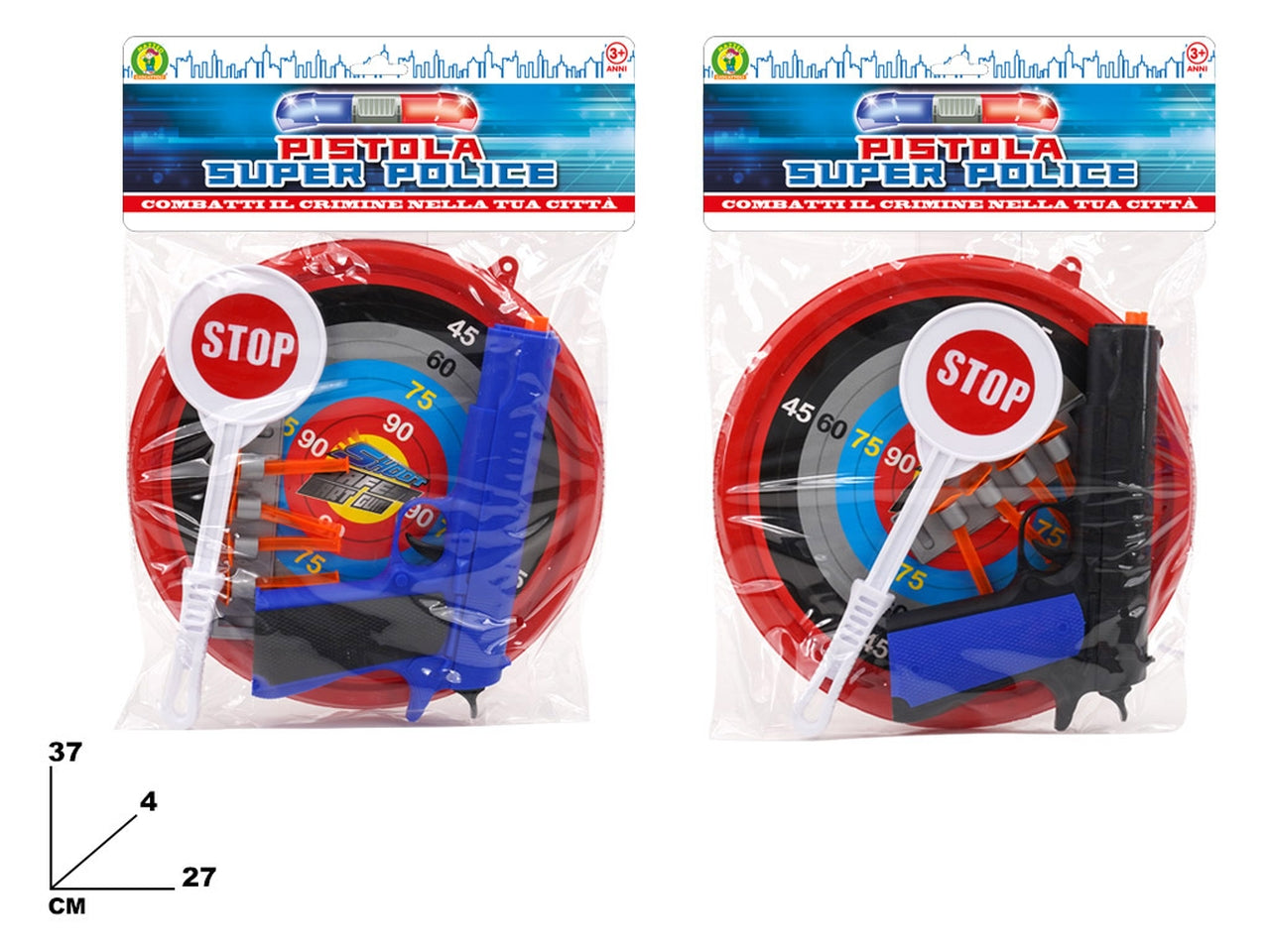 Pistola super police in busta