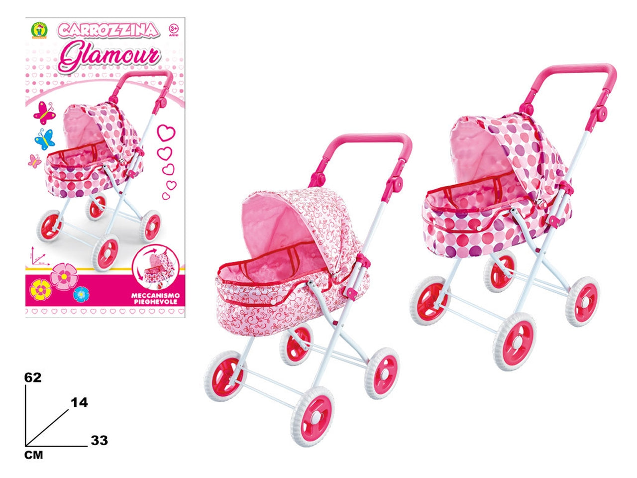 Carrozzina glamour assortiti