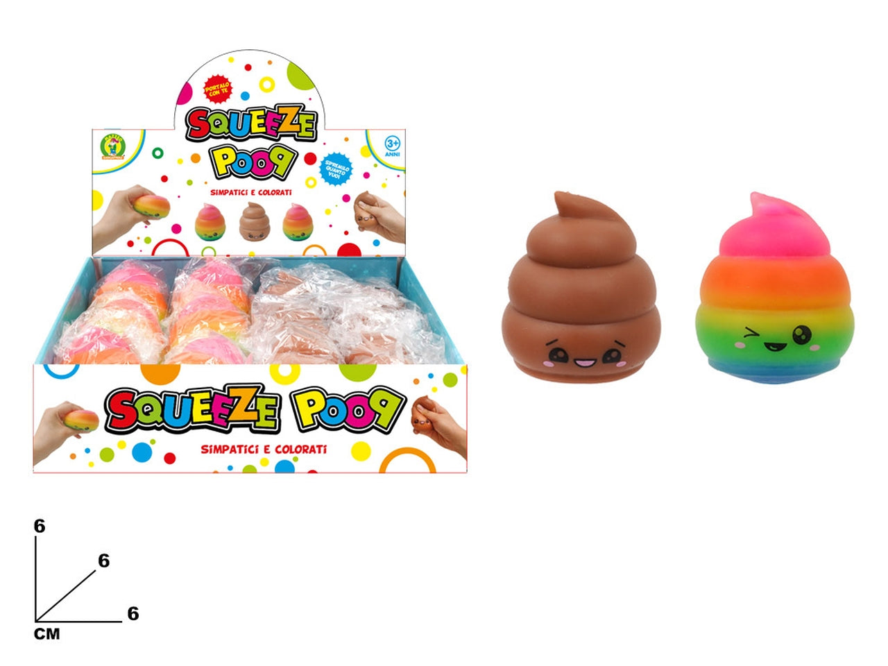 Squeeze poop 7cm