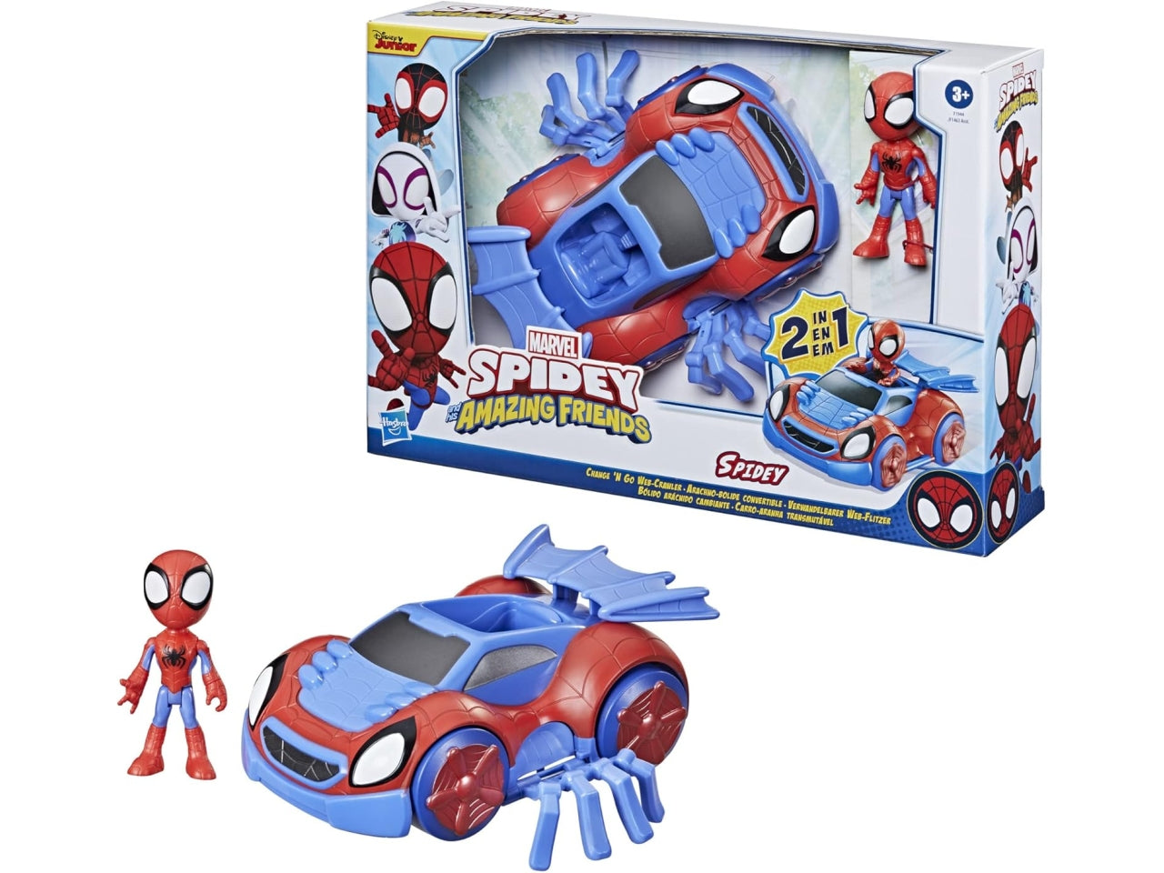 Spidey auto 2in 1 con personaggio