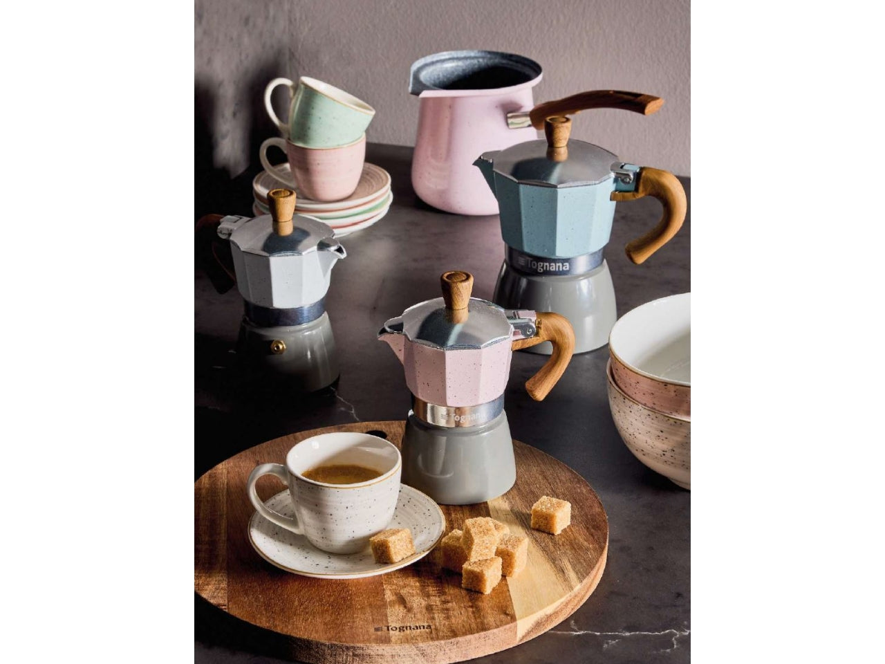 Grancucina pepper bambu' caffettiera per 3 tazze