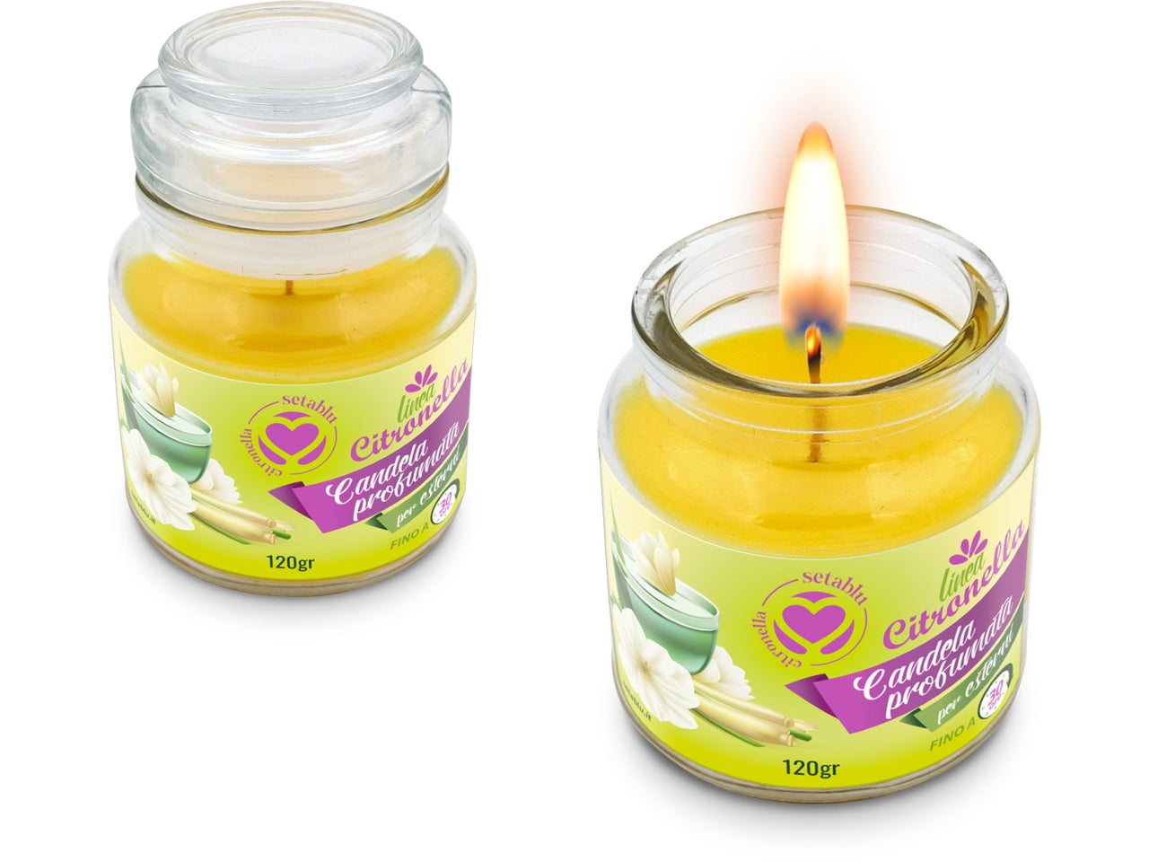 Candela citronella 120gr