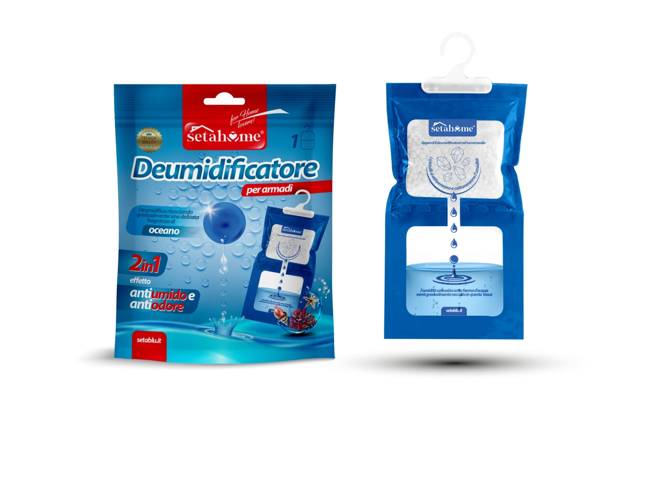 Deumidificatore appendino 500ml ocean