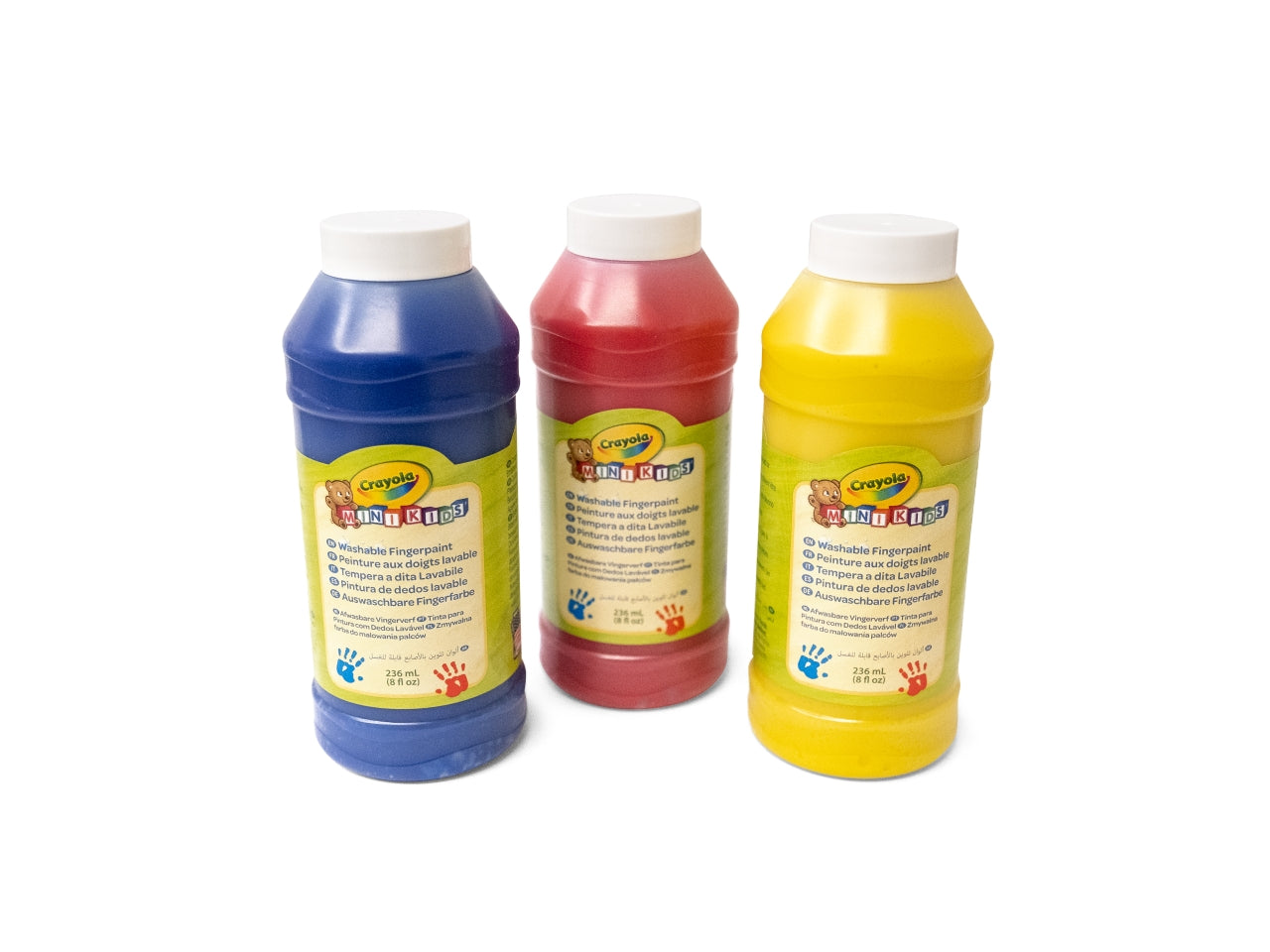 Mini kids 3 colori a dita lavabili  236ml