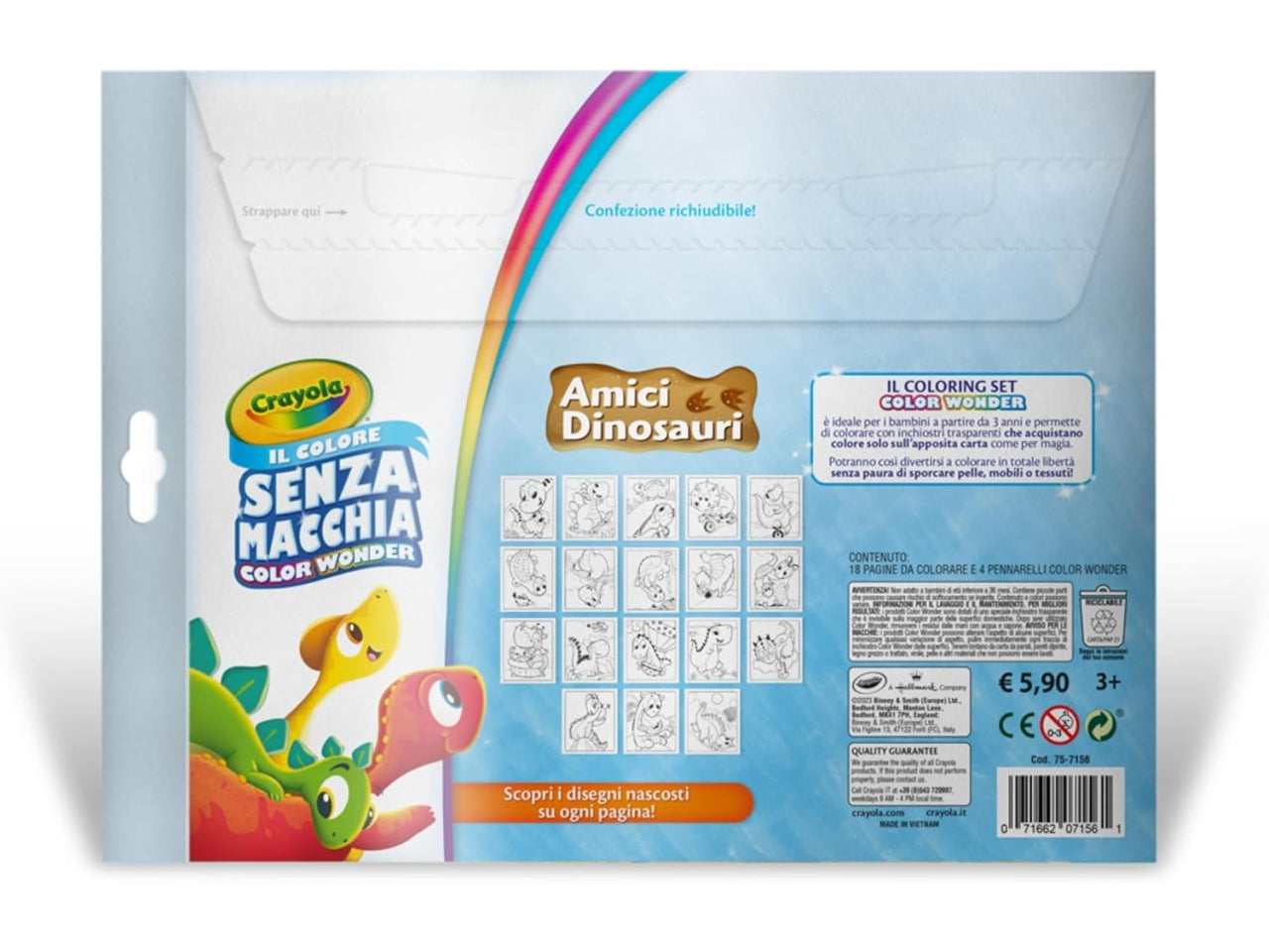 Coloring amici dinosauri album da colorare