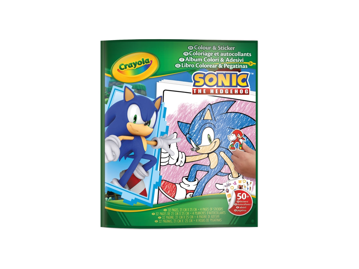 Album adesivi coloring sonic