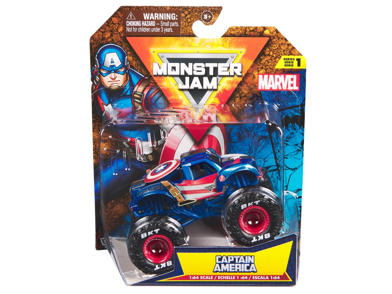 Marvel monster jam veicolo scala 1:64
