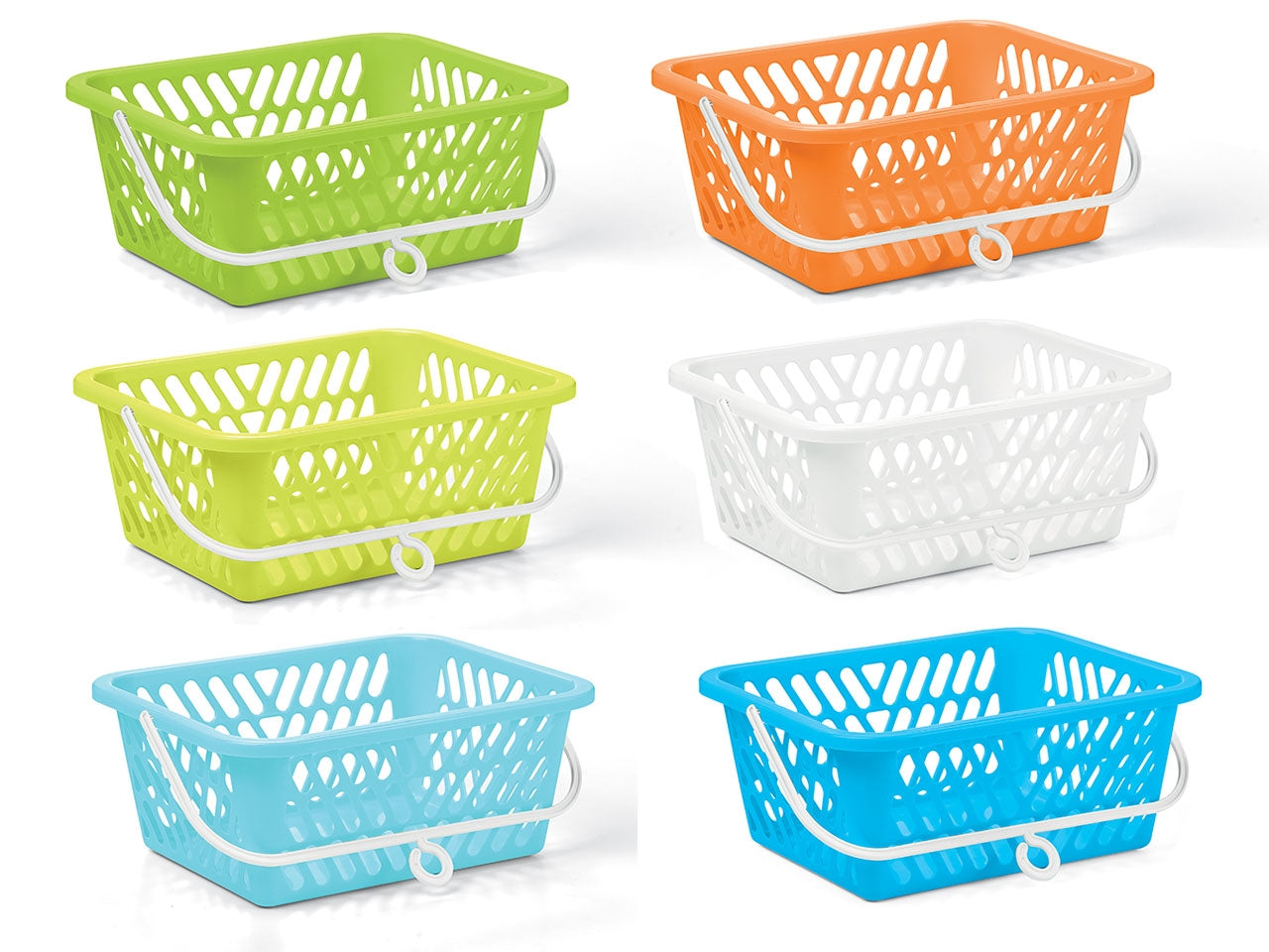 Cestino portamollette rettangolare 25cm in colori assortiti