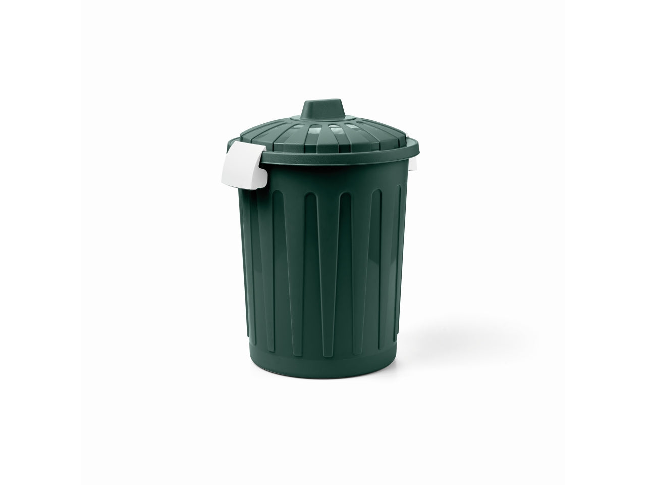 Bidoncino con coperchio 50 litri verde bosco