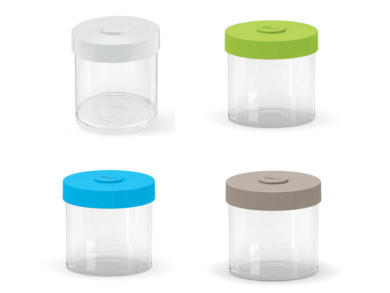 Ermes barattolo con coperchio 0,50l colori assortiti