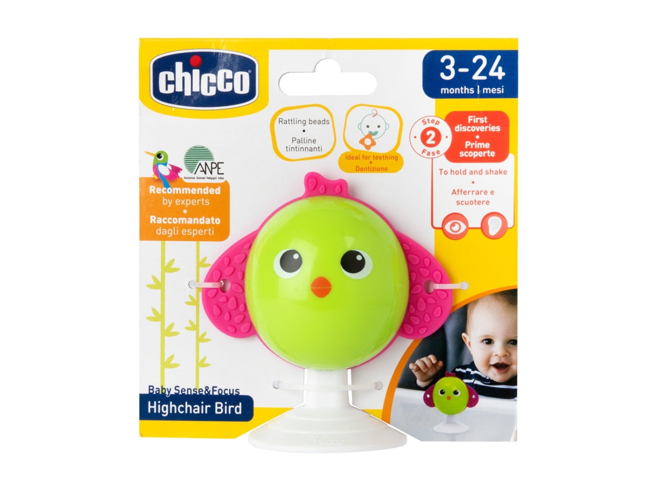 Chicco gioco bsf  seggiolone uccellino