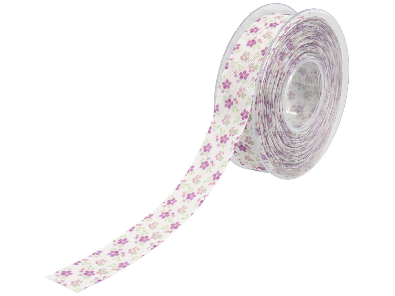 Nastro henry fiorellini lilla 25mmx15mt bianco