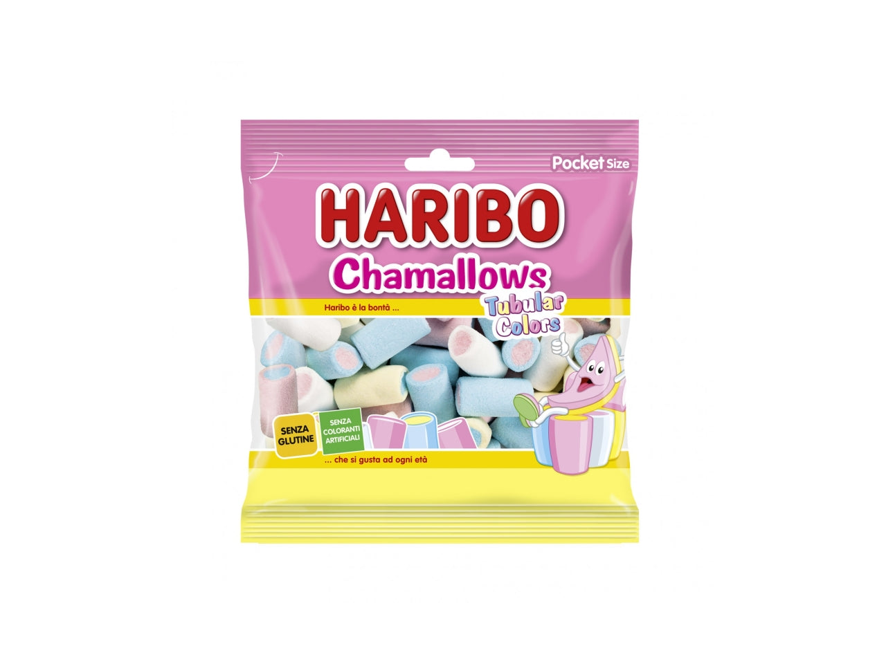 Haribo chamallows tubolari color 50g