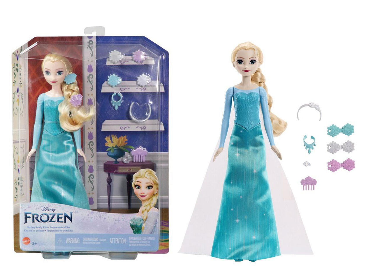 Frozen elsa bambola con accessori