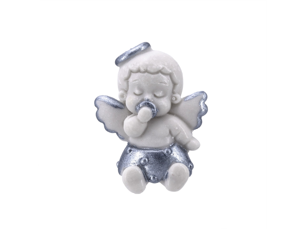 Bimbo con magnete 3,5x4,5cm celeste