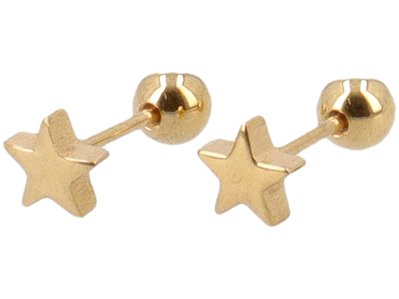 Orecchino piercing stelline oro