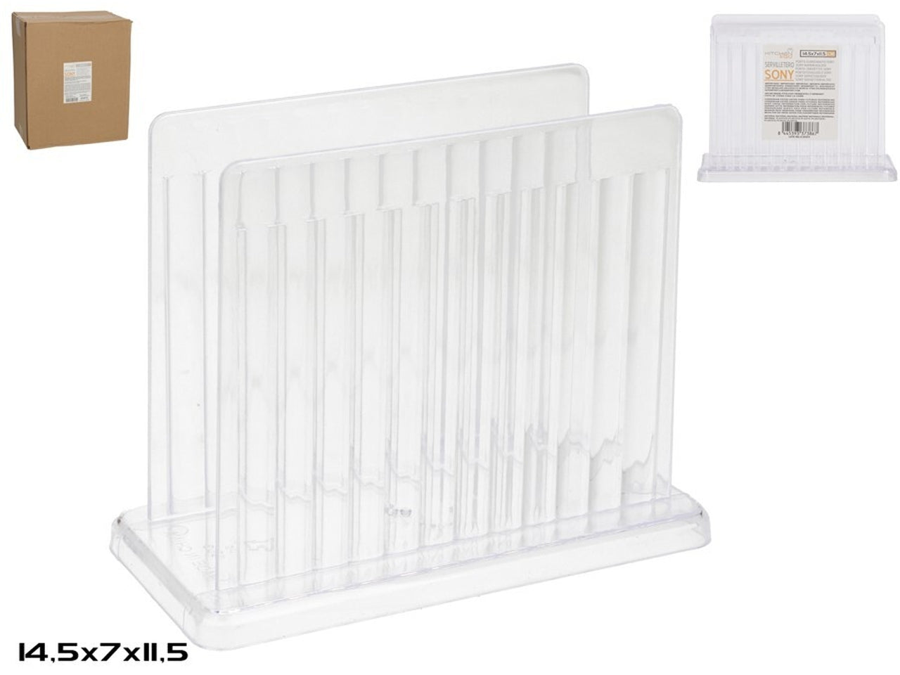 Portatovagliolo sony 14,5x7x11,5cm