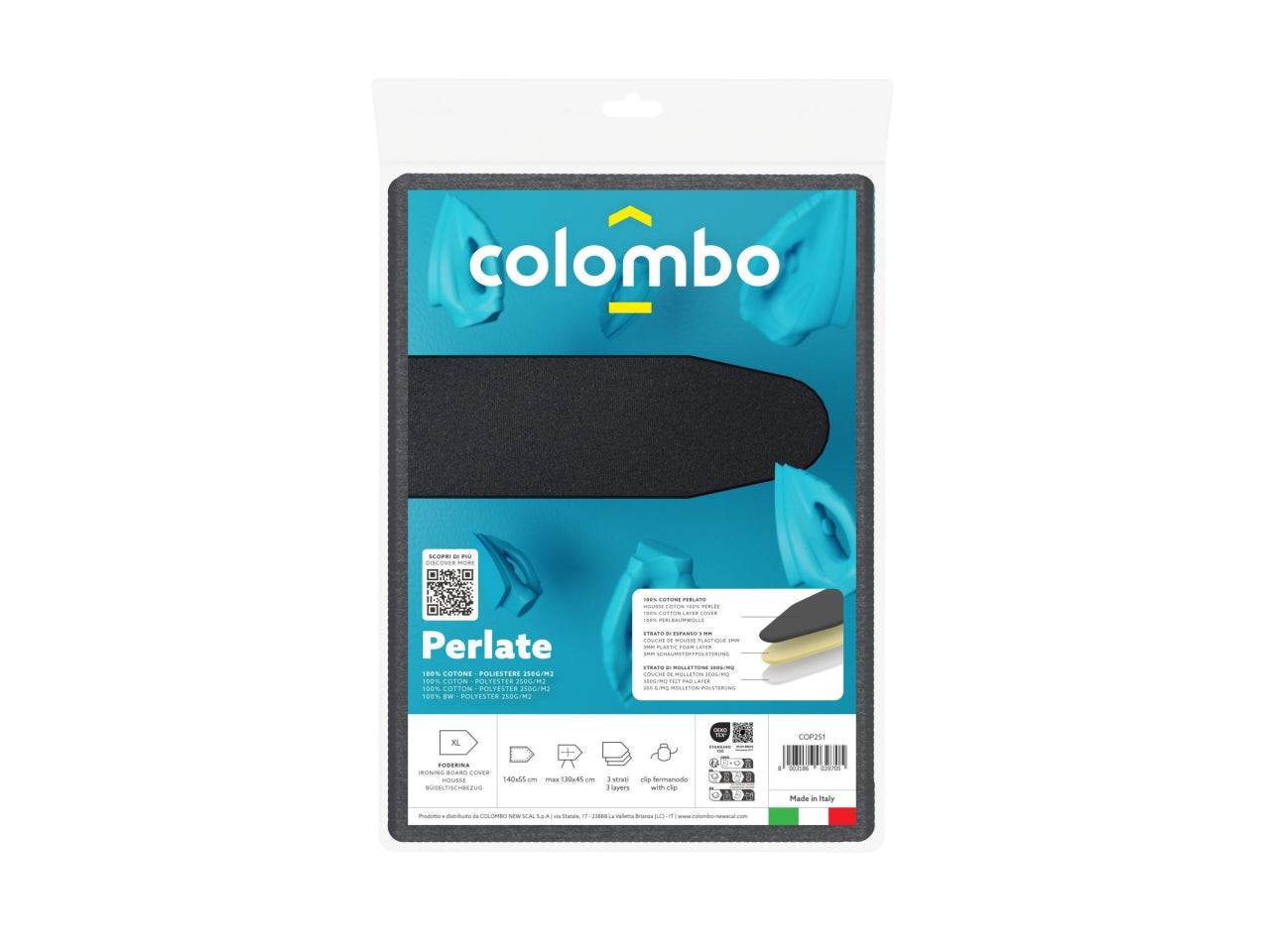 Foderina da stiro perlata 120x65cm 120x65cm