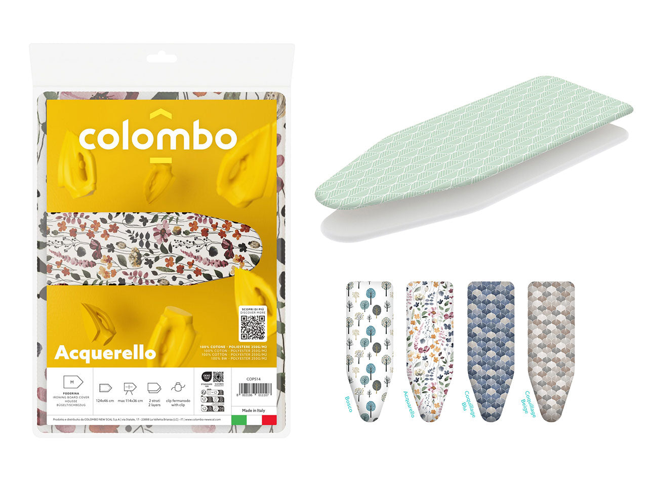 Foderina da stiro nuovi decori 140x55cm xl