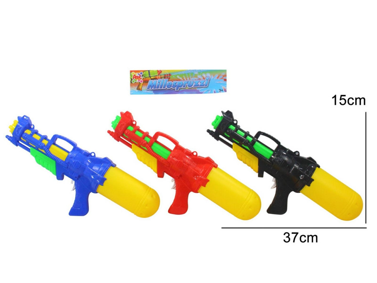 Mitra ad acqua pompa 38cm in 3 colori