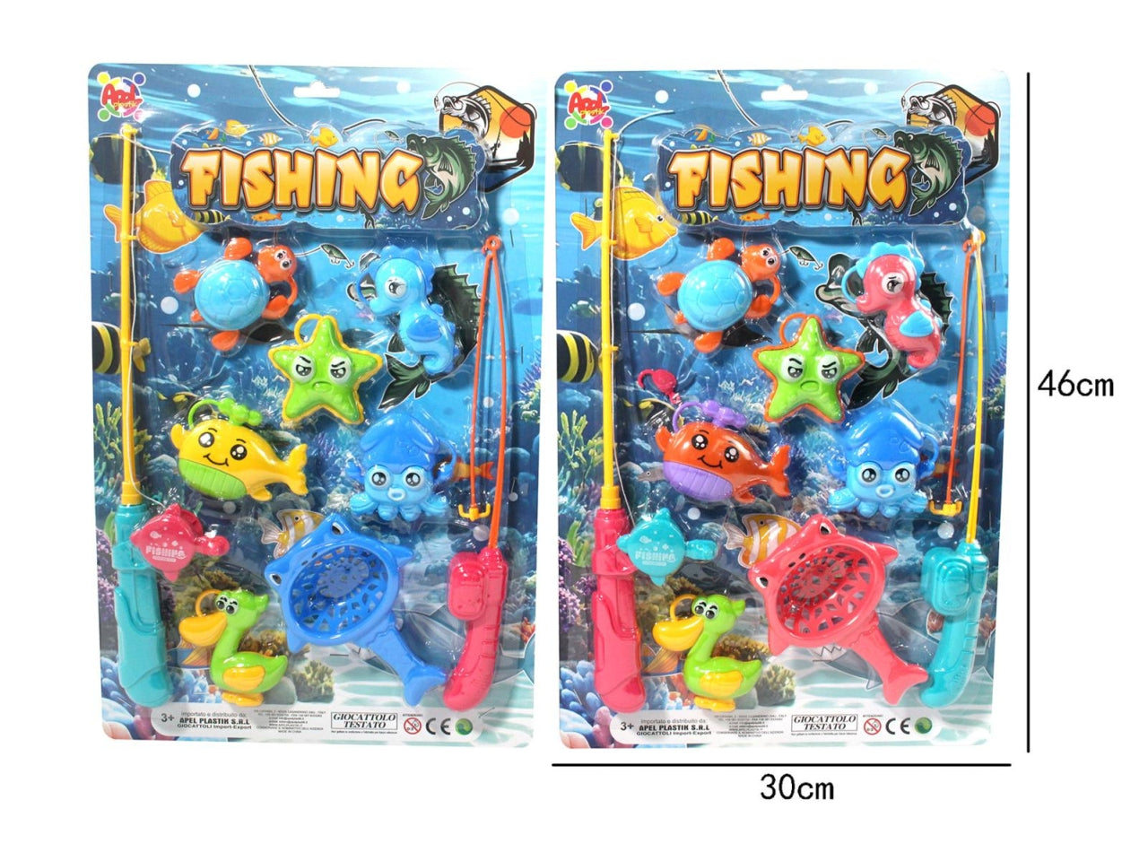 Gioco pesca con 2 canne