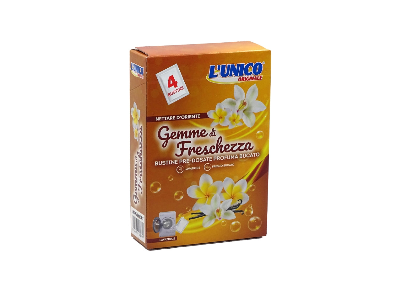 Gemme di freschezza ocra nettare d'oriente bustine predosate profuma bucato 4 pezzi