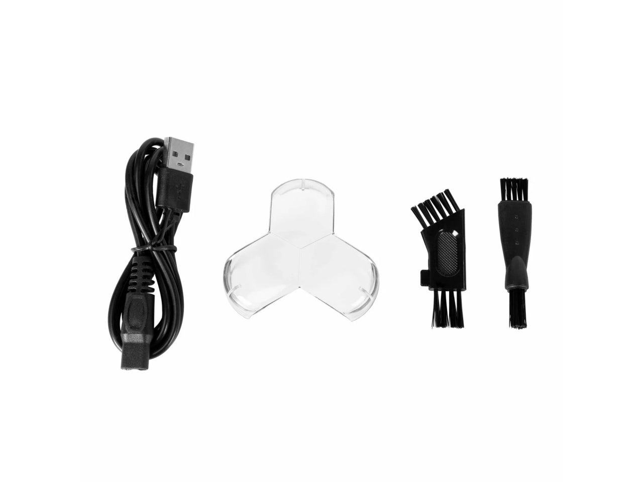 Rasoio 3 teste led ricaricabile