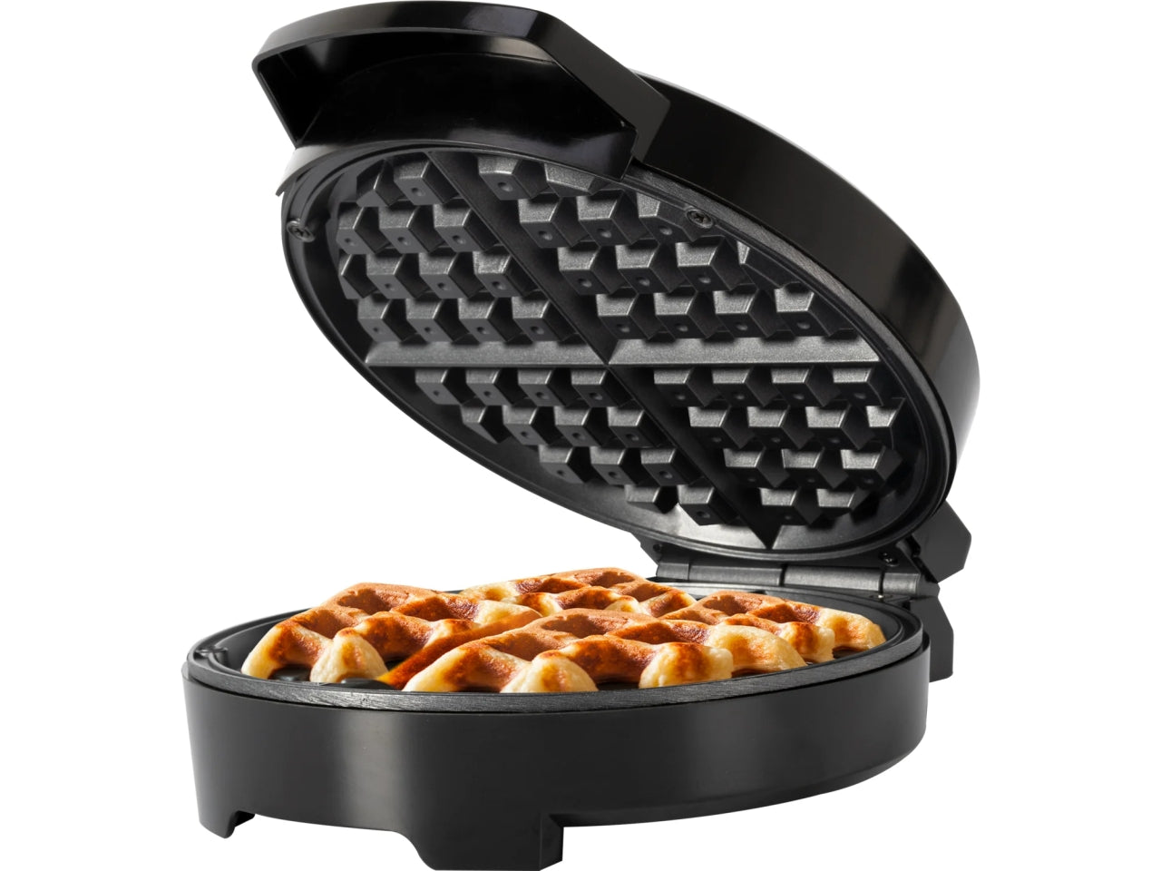 Piastra waffle nera 1000w