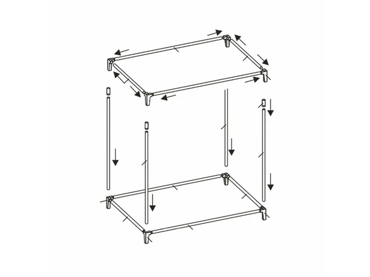 Armadio con cerniera grigio 90x50xh.160cm