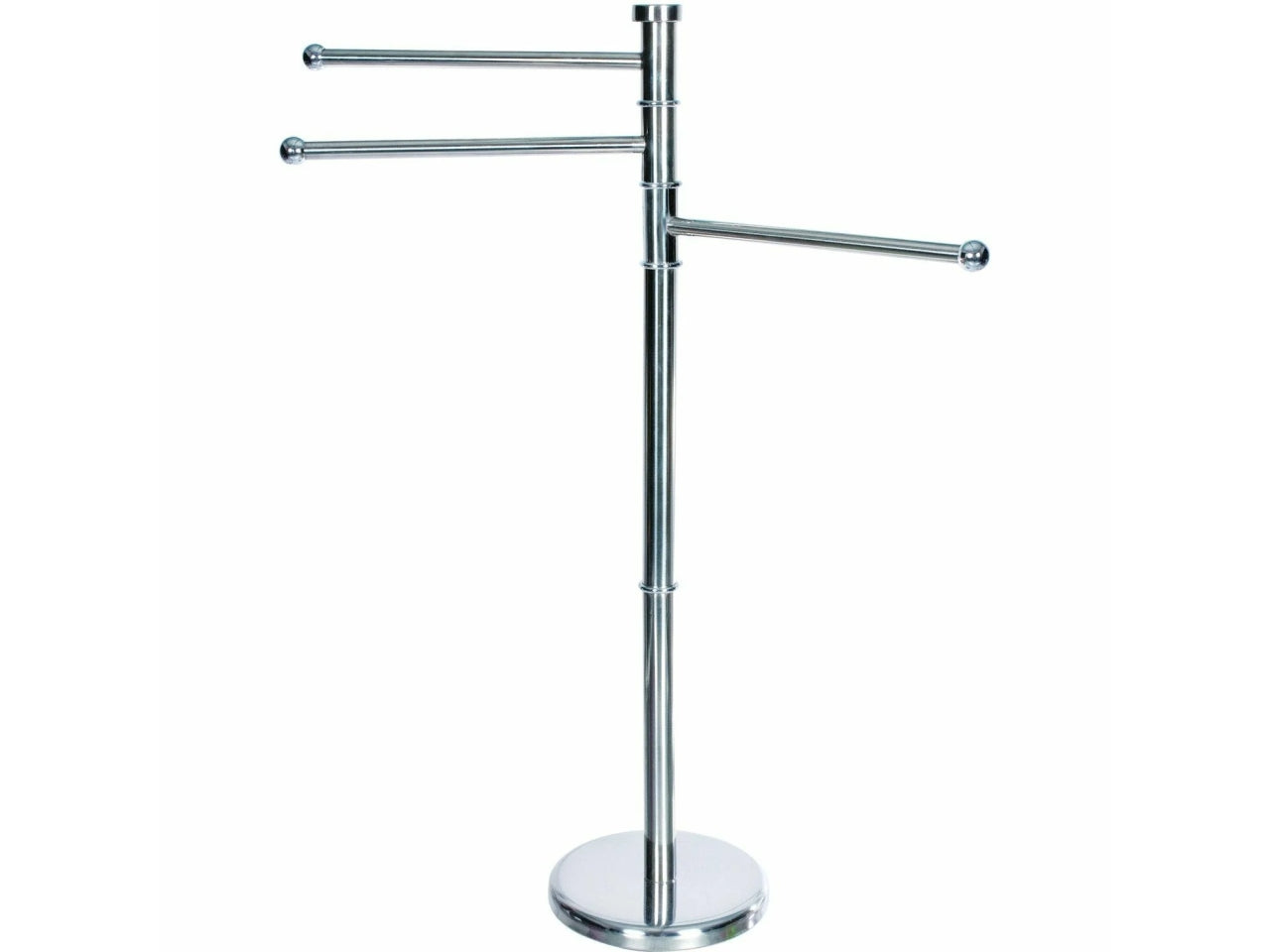 Porta asciugamani 3 posti satinato