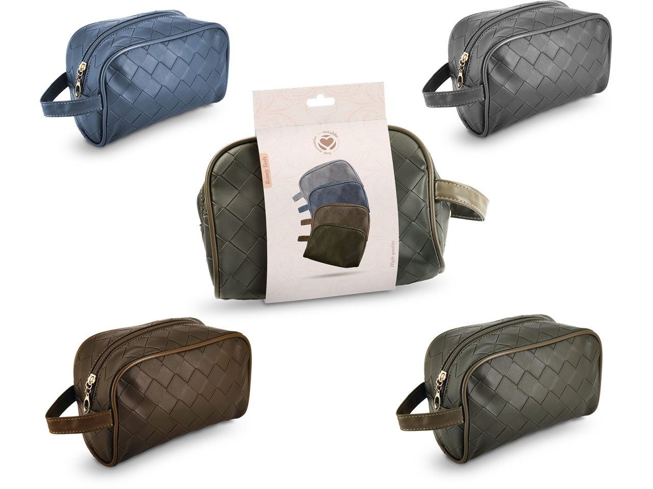 Beauty con trama nodo 19x11x8,5cm