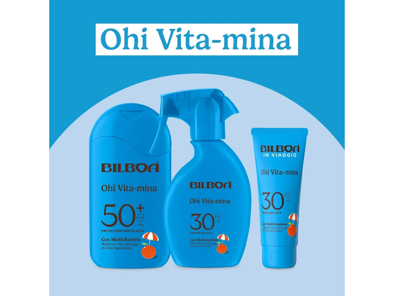Bilboa ohi vitamina viso spf 50+ con multivitamina