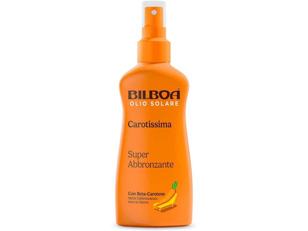 Bilboa carotissima olio abbronzante spray con beta carotene