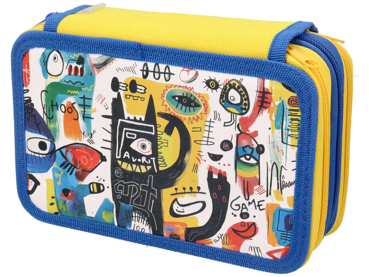 Astuccio 3zip art con 12 pastelli e 18 pennarelli
