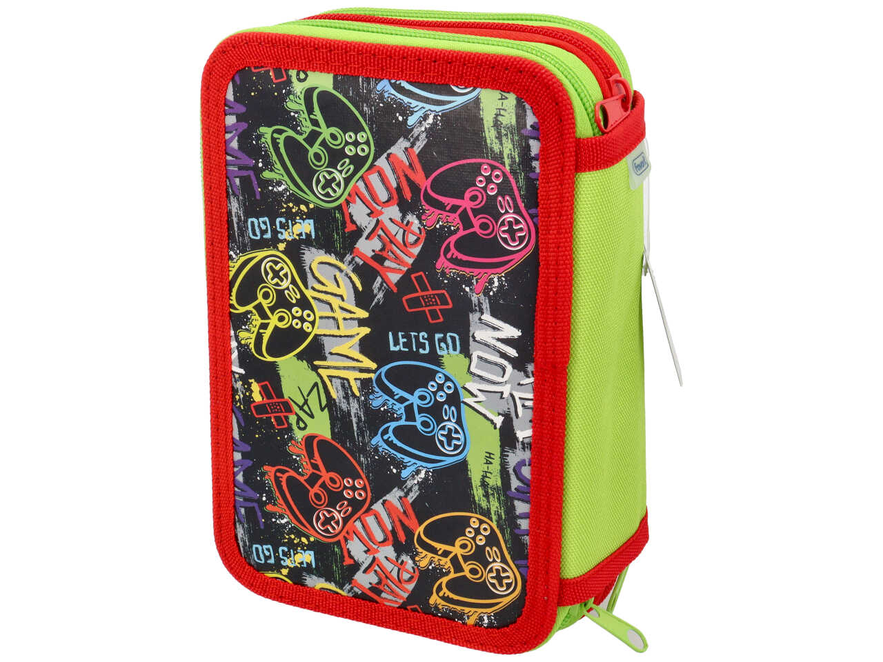 Astuccio 3zip fantasy con 12 pastelli e 18 pennarelli
