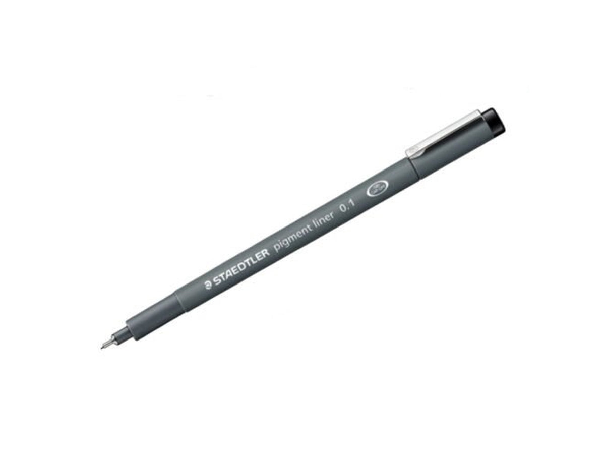 Penne finliner pigment liner 0,1 confezione da 10 pezzi