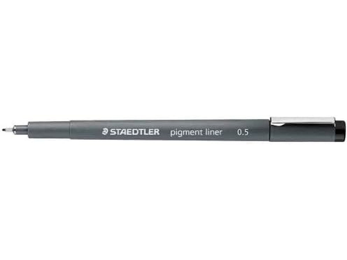 Penne finliner pigment liner 0,5 confezione da 10 pezzi